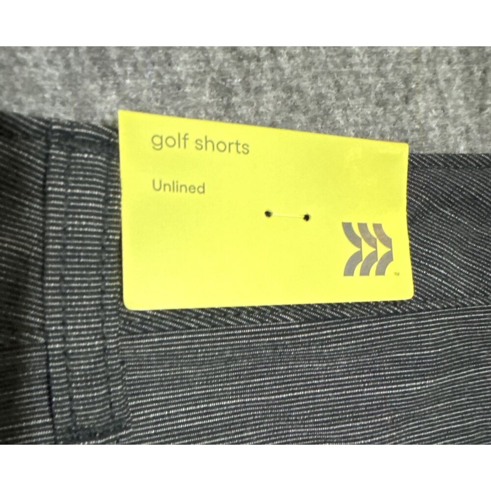 All In Motion Men's Shorts Gold Unlined Black 7" Inseam Size 40 - Picture 8 of 9